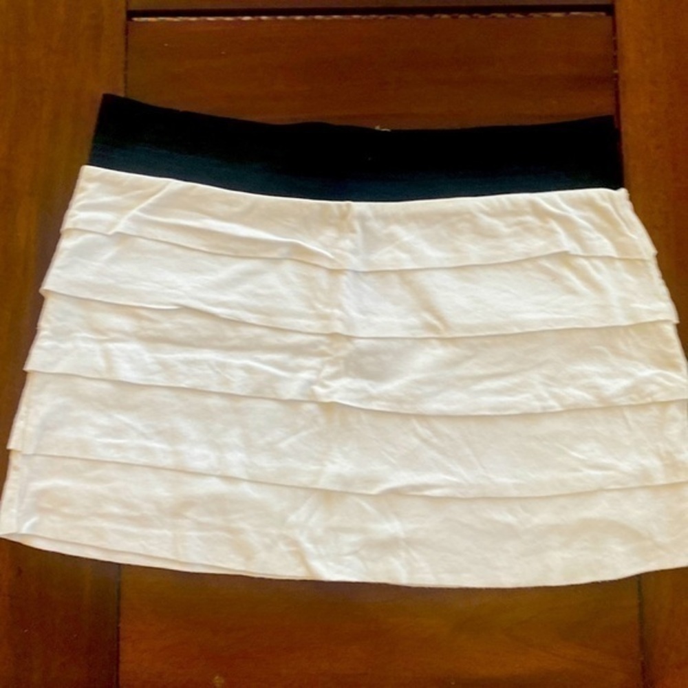Express White Mini Skirt